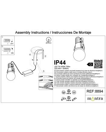 BEAD * SPOT LED 7W IP44 4000K